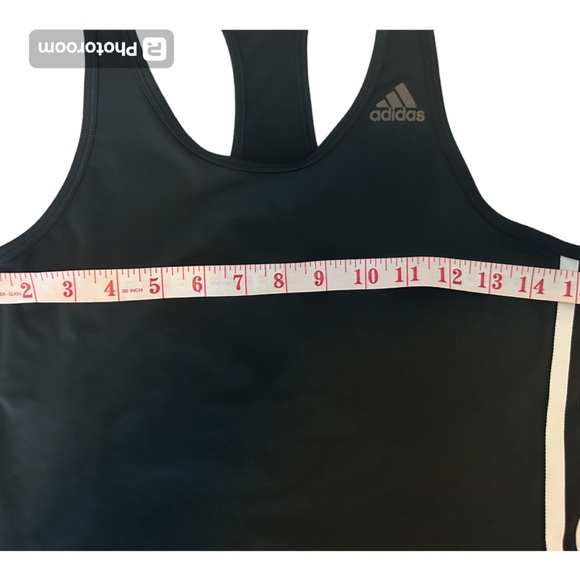 Adidas Climalite Racer Tank Top. Small. EUC - Picture 5 of 6